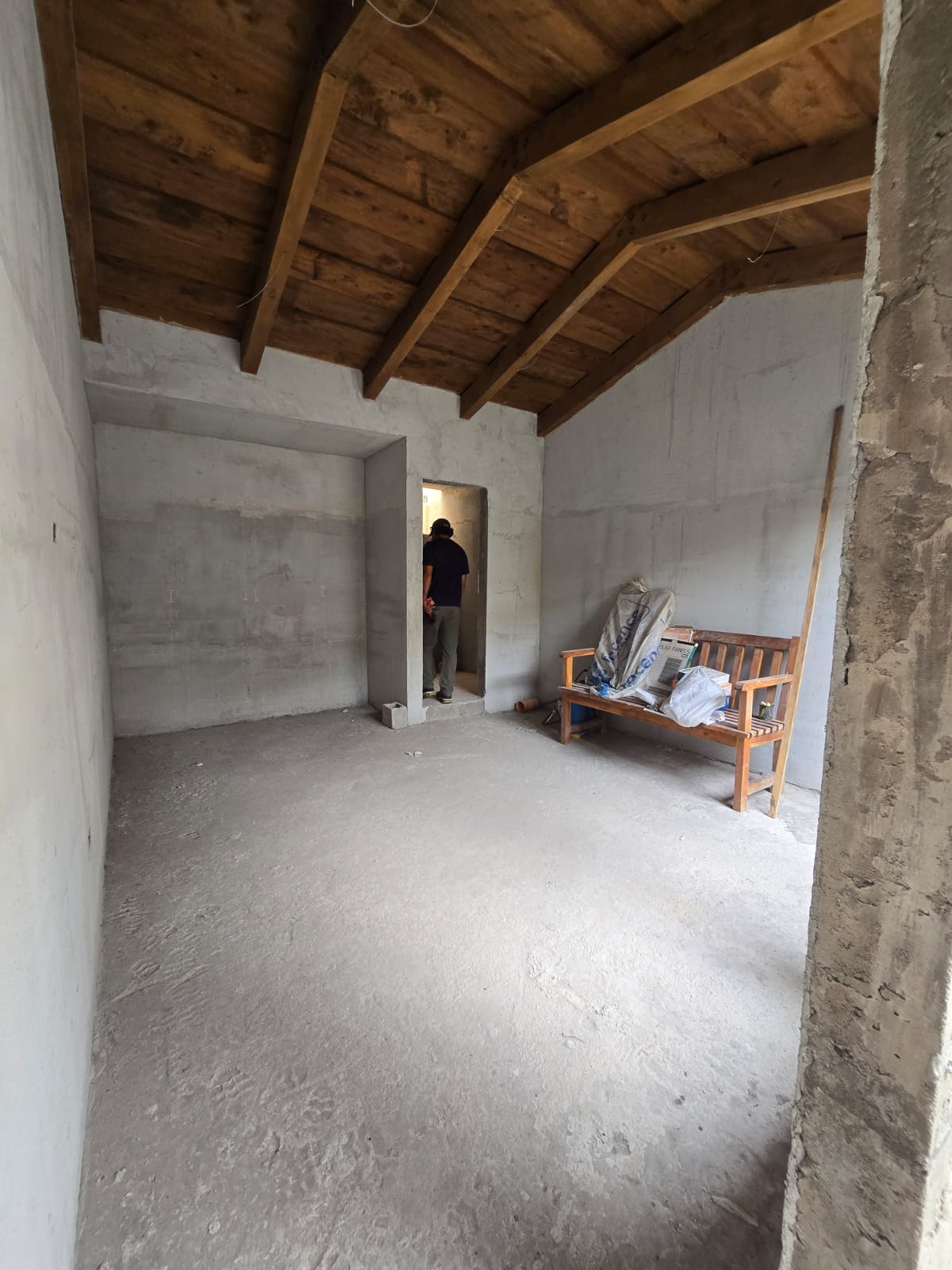 Santa Ana Antigua Guatemala, casa en obra gris — foto 5