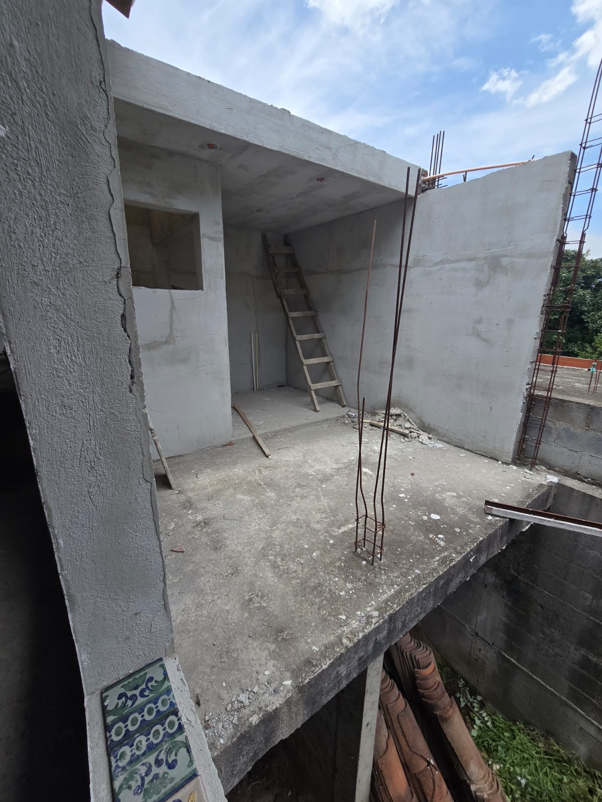 Santa Ana Antigua Guatemala, casa en obra gris — foto 7